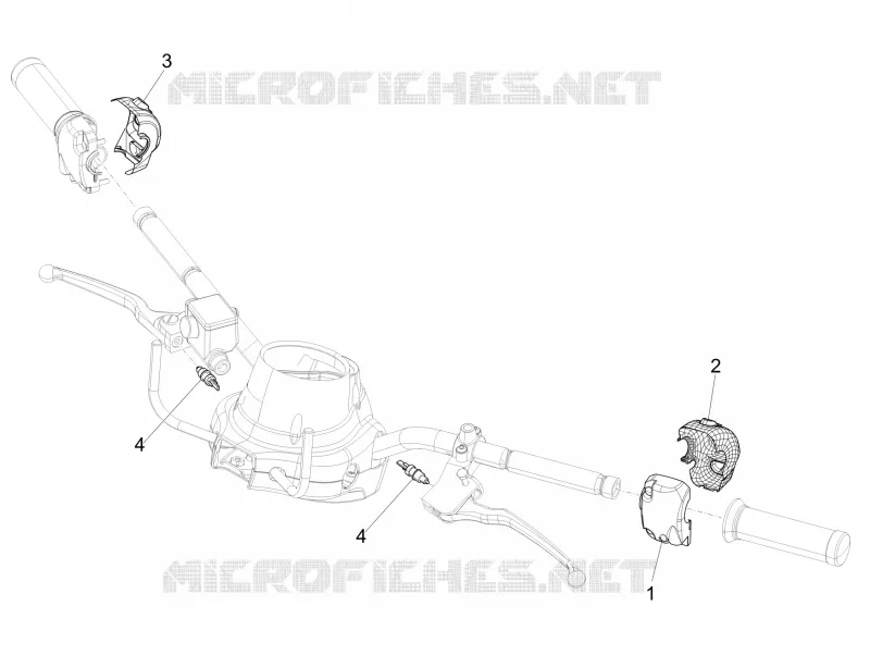Inverseurs - Commutateurs - Boutons - Interrupteurs VESPA VESPA-SCOOTER 125 LXV 2016  LXV 4T 3V E3