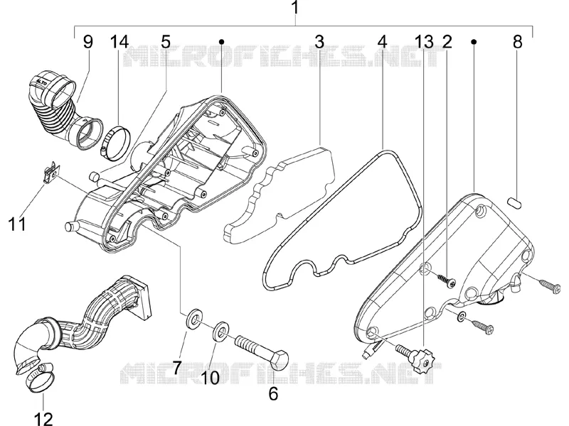 Filtre à air VESPA VESPA-SCOOTER 125 LXV 2006  LXV 4T E3