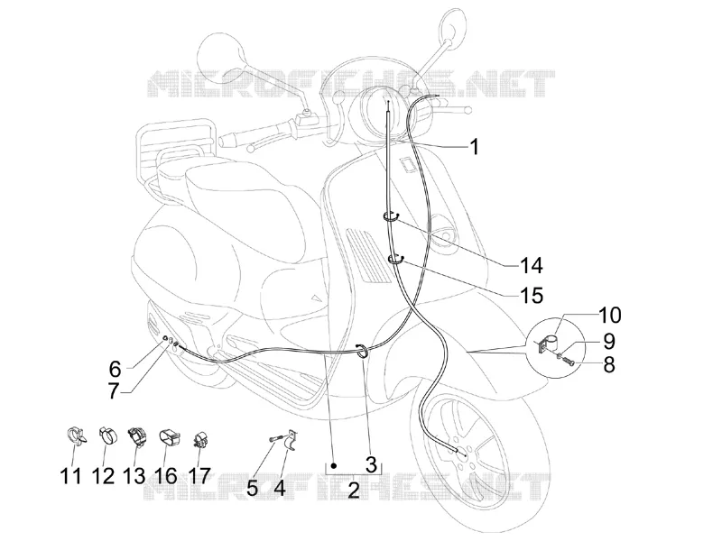 Transmissions VESPA VESPA-SCOOTER 125 LXV 2008  LXV 4T Navy E3