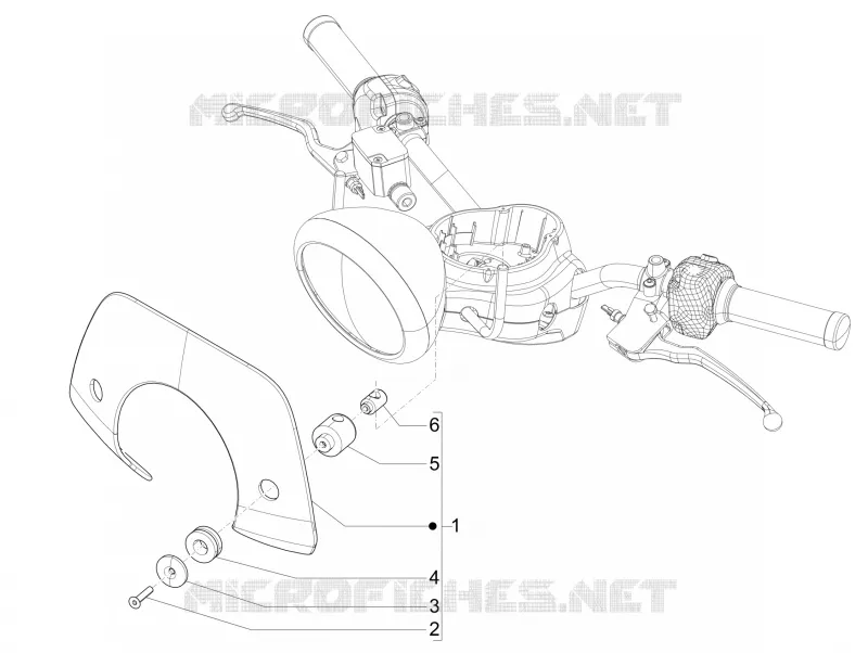 Pare-brise - Glaces VESPA VESPA-SCOOTER 150 LXV 2013  LXV 15