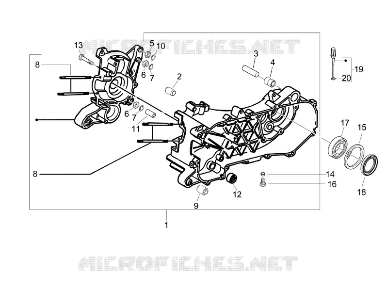 Carter VESPA VESPA-SCOOTER 50 LXV 2008  LXV 2T