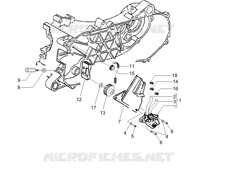 Pompe à huile VESPA VESPA-SCOOTER 50 LXV 2008  LXV 2T