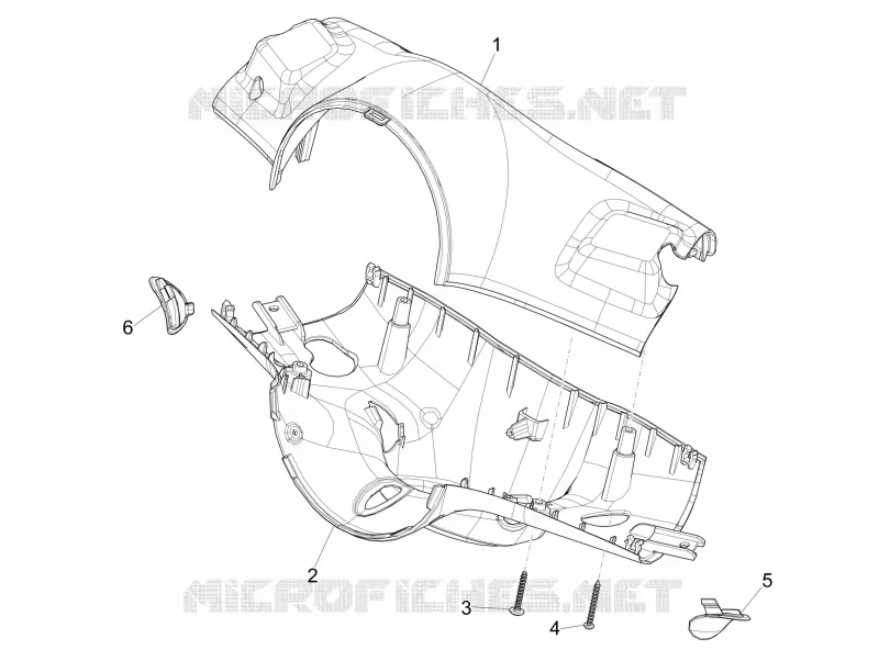 Couvertures guidon VESPA VESPA-SCOOTER 150 PRIMAVERA 2015  4T 3V ie Primavera
