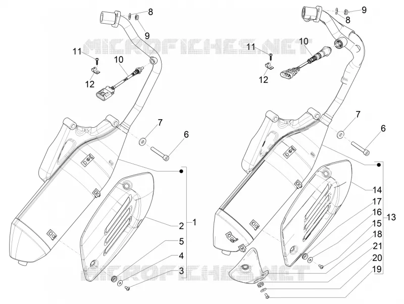 Silencieux VESPA VESPA-SCOOTER 150 PRIMAVERA 2015  4T 3V ie Primavera