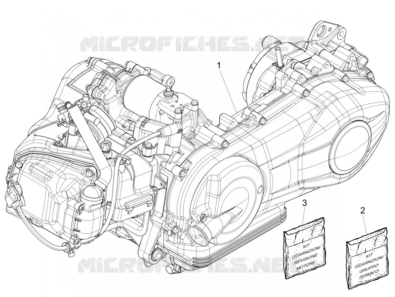 Moteur complet VESPA VESPA-SCOOTER 150 PRIMAVERA 2016  4T 3V ie Primavera