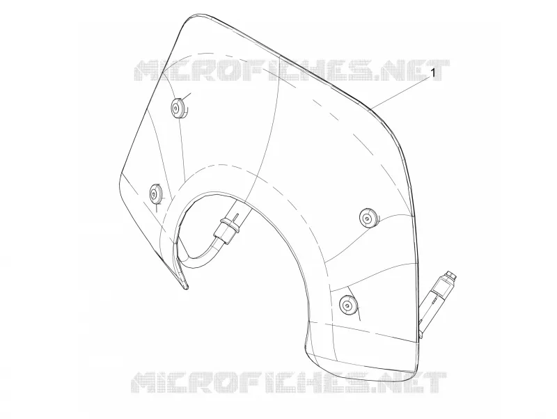 Pare-brise - Glaces VESPA VESPA-SCOOTER 150 PRIMAVERA 2016  4T 3V ie Primavera