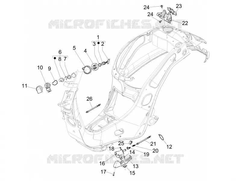 Serrures VESPA VESPA-SCOOTER 150 PRIMAVERA 2016  4T 3V ie Primavera