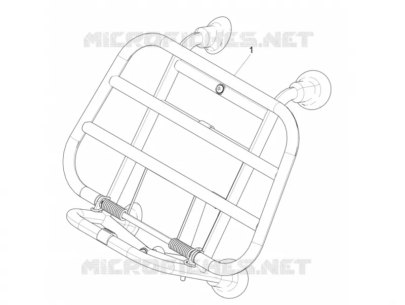 Porte-bagages avant VESPA VESPA-SCOOTER 150 PRIMAVERA 2017  Primavera 4T 3V iGet E4 ABS