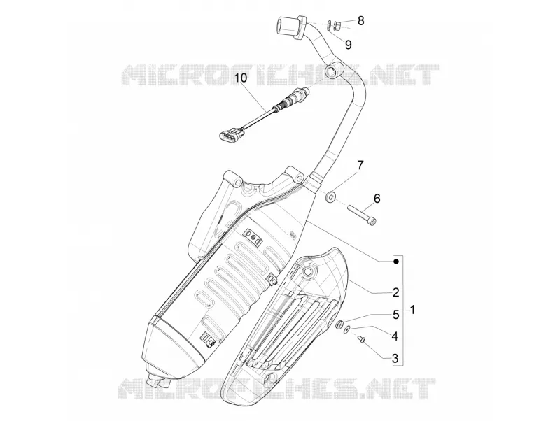 Silencieux VESPA VESPA-SCOOTER 150 PRIMAVERA 2017  Primavera 4T 3V iGet E4 ABS