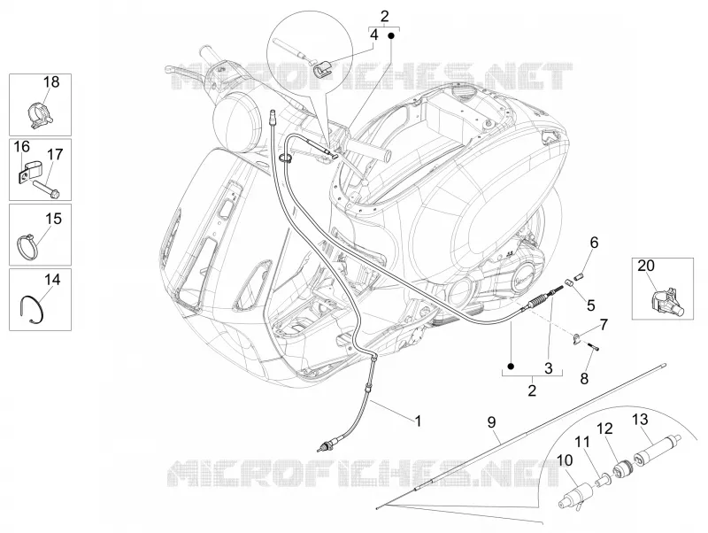 Transmissions VESPA VESPA-SCOOTER 50 PRIMAVERA 2017  Primavera 2T