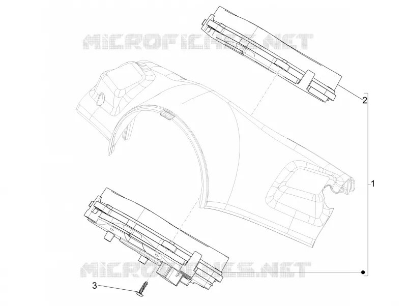 Groupe instruments - Cruscotto VESPA VESPA-SCOOTER 50 PRIMAVERA 2016  Primavera 4T-2V 25 km/h