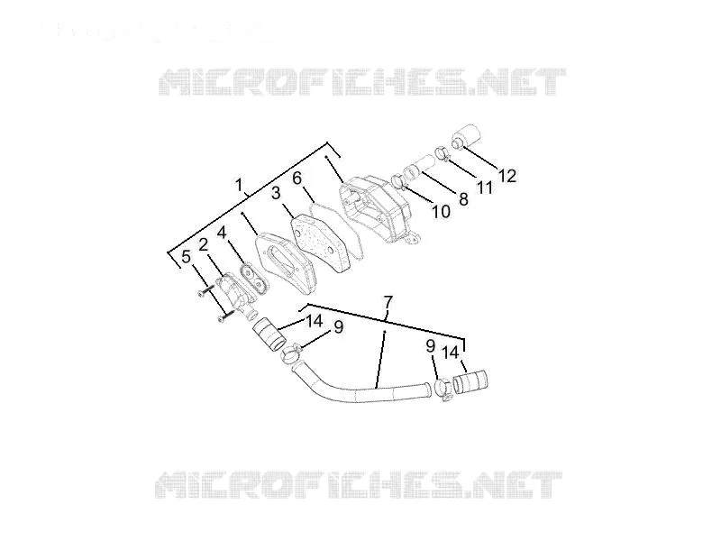 BOITE AIR SECONDAIRE VESPA VESPA-SCOOTER 125 PX 2007  PX 30 Anni