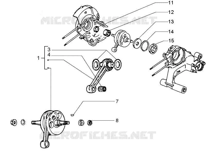 Vilebrequin VESPA VESPA-SCOOTER 125 PX 2008  PX 30 Anni