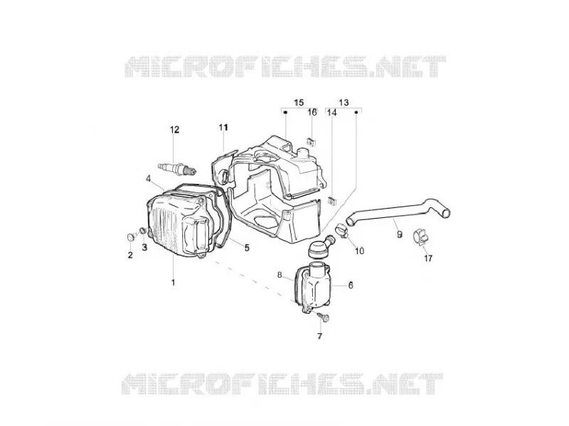 Couvercle culasse VESPA VESPA-SCOOTER 125 S 2009  S 4T