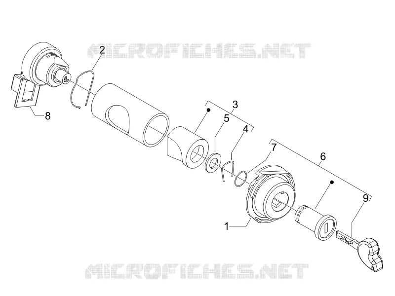 Serrures VESPA VESPA-SCOOTER 125 S 2009  S 4T ie E3 College