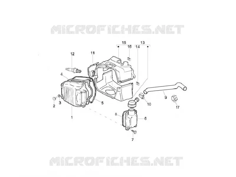 Couvercle culasse VESPA VESPA-SCOOTER 150 S 2009  S 4T