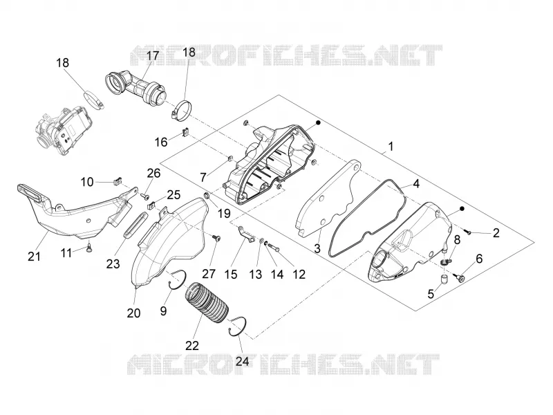 Filtre à air VESPA VESPA-SCOOTER 150 S 2013  S 4T 3V ie
