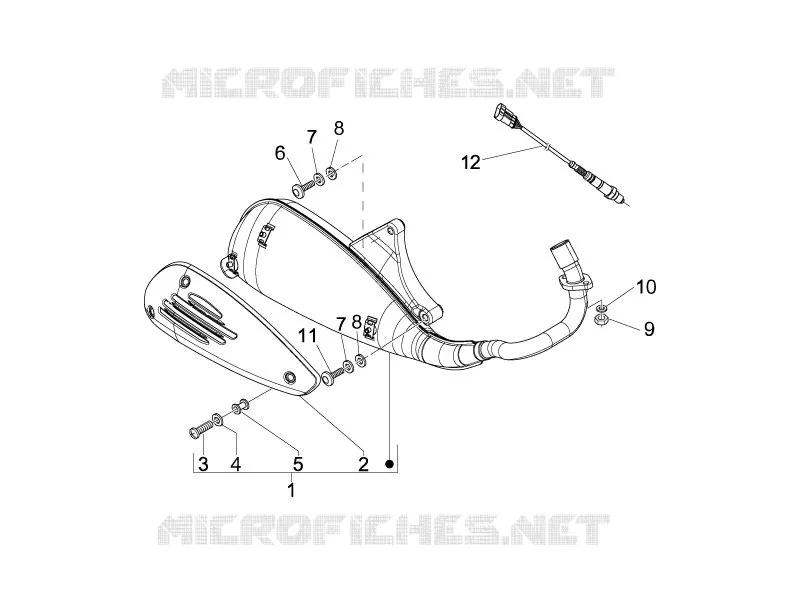 Silencieux VESPA VESPA-SCOOTER 150 S 2011  S 4T ie College