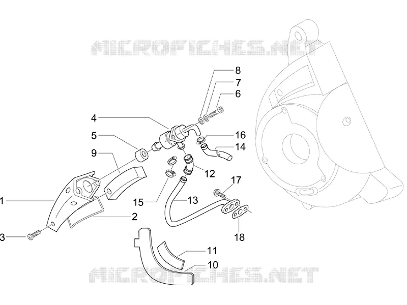 Secondary air box PIAGGIO PIAGGIO-SCOOTER 125 BEVERLY 2006  Beverly