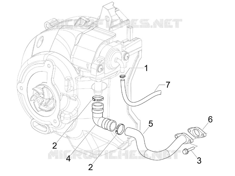 BOITE AIR SECONDAIRE PIAGGIO PIAGGIO-SCOOTER 125 BEVERLY 2007  Beverly Sport E3