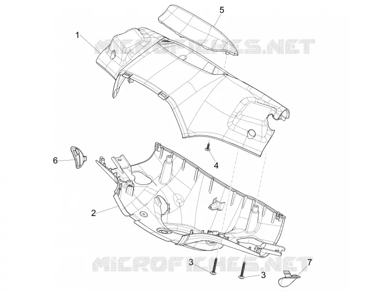 Couvertures guidon VESPA VESPA-SCOOTER 50 SPRINT 2015  Sprint 2T