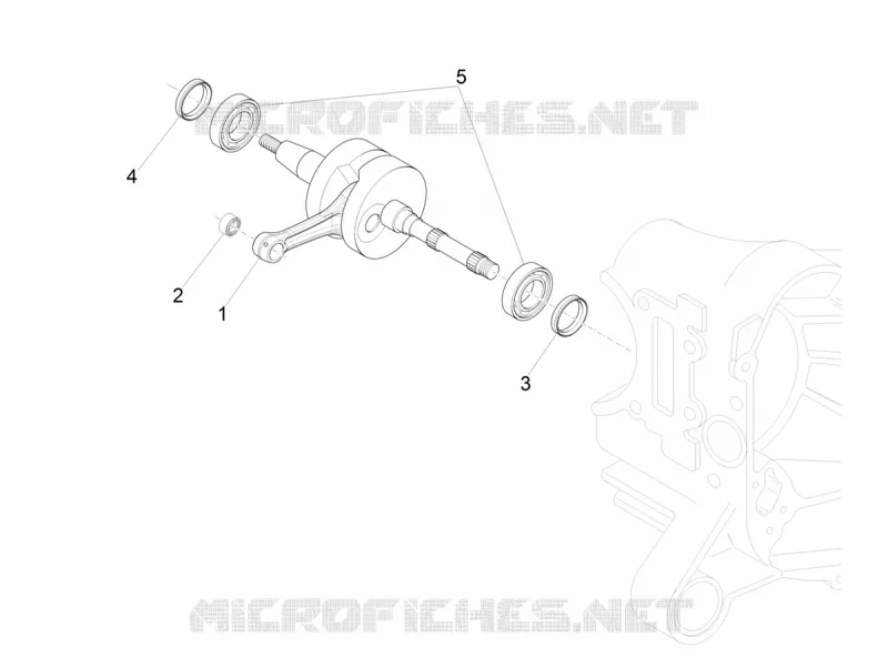 Vilebrequin VESPA VESPA-SCOOTER 50 SPRINT 2016  Sprint 2T