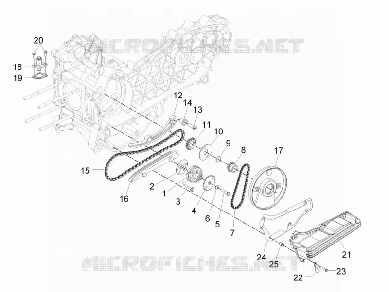 Pompe à huile PIAGGIO PIAGGIO-SCOOTER 300 BEVERLY 2016  Beverly ie ABS E4