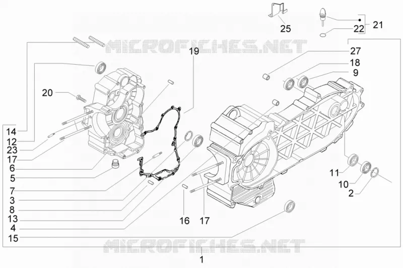 Carter PIAGGIO PIAGGIO-SCOOTER 500 MP3 2011  MP3 500 Sport