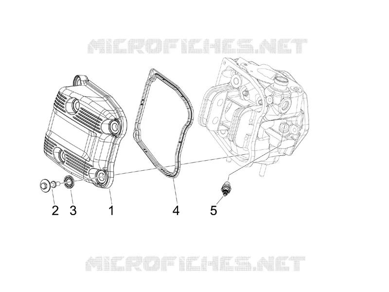 Couvercle culasse PIAGGIO PIAGGIO-SCOOTER 500 MP3 2013  MP3 500 Business