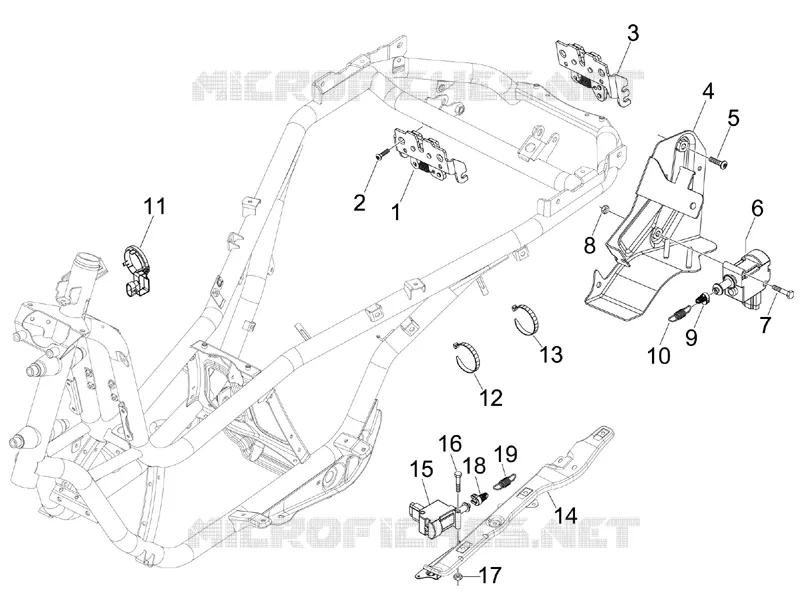 Serrures PIAGGIO PIAGGIO-SCOOTER 500 MP3 2011  MP3 500 Sport