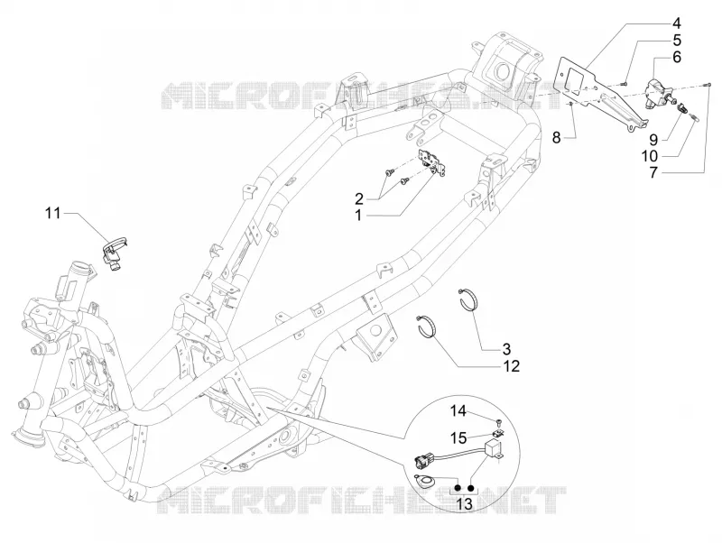 Serrures PIAGGIO PIAGGIO-SCOOTER 500 MP3 2017  MP3 500 Business E4
