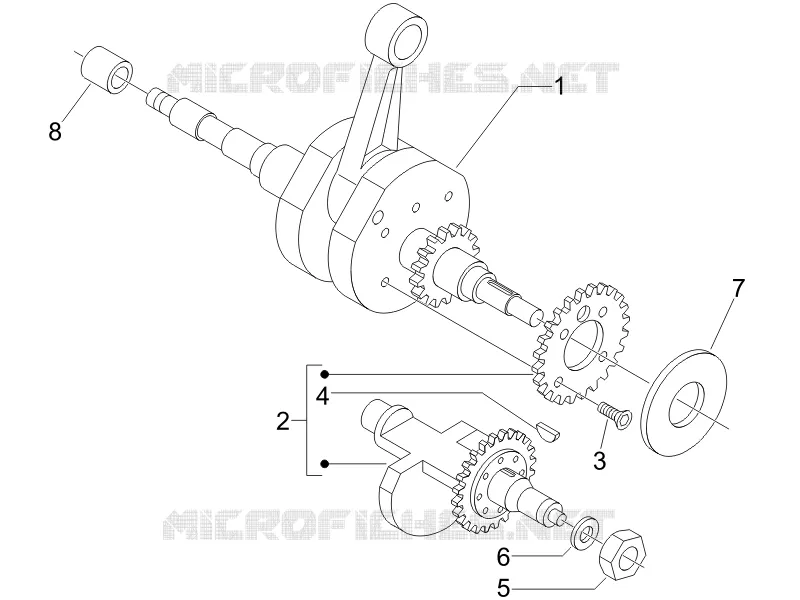 Vilebrequin PIAGGIO PIAGGIO-SCOOTER 500 MP3 2011  MP3 500 Business