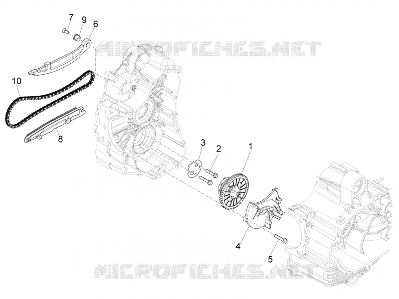 Pompe à huile PIAGGIO PIAGGIO-SCOOTER 500 MP3 2018  MP3 500 Business ABS E3-E4