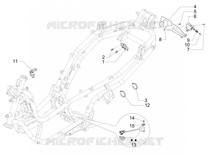 Serrures PIAGGIO PIAGGIO-SCOOTER 500 MP3 2017  MP3 500 Business ABS E3-E4