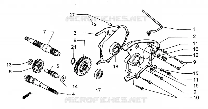 Axe de roue PIAGGIO PIAGGIO-SCOOTER 250 HEXAGON Other year  Hexagon GT