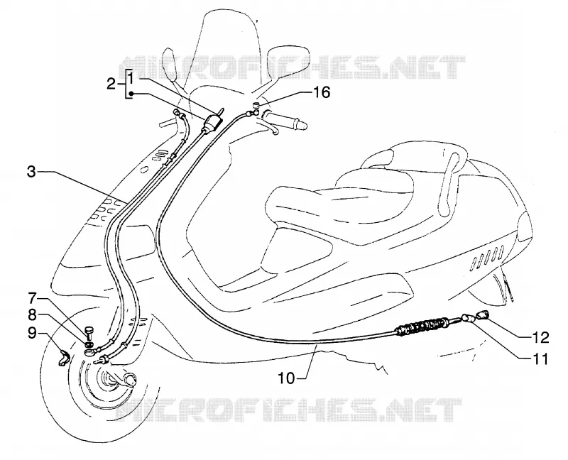 Transmissions PIAGGIO PIAGGIO-SCOOTER 125 HEXAGON 1998  HEXAGON LX4