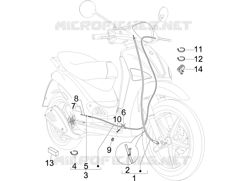 Transmissions PIAGGIO PIAGGIO-SCOOTER 150 LIBERTY 2008  Liberty 4T E3