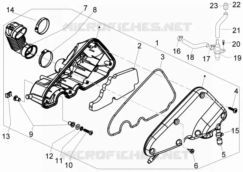 Filtre à air PIAGGIO PIAGGIO-SCOOTER 150 LIBERTY 2011  Liberty 4T E3 MOC
