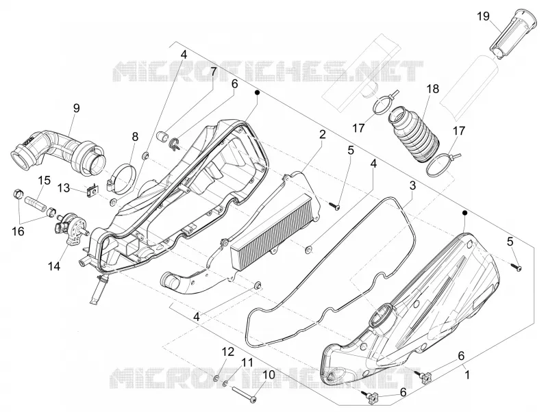 Filtre à air PIAGGIO PIAGGIO-SCOOTER 150 LIBERTY 2015  Liberty iGet 4T 3V ie ABS