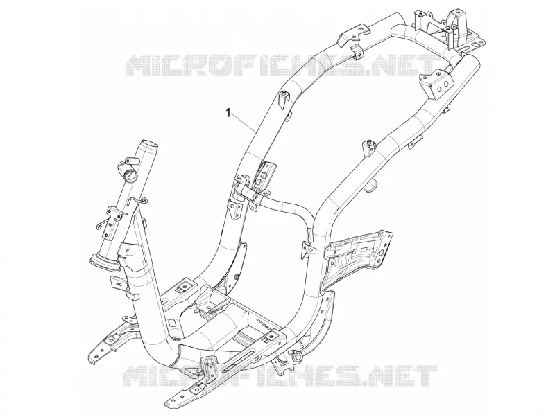 Châssis/coque PIAGGIO PIAGGIO-SCOOTER 150 LIBERTY 2017  Liberty iGet 4T 3V ie ABS