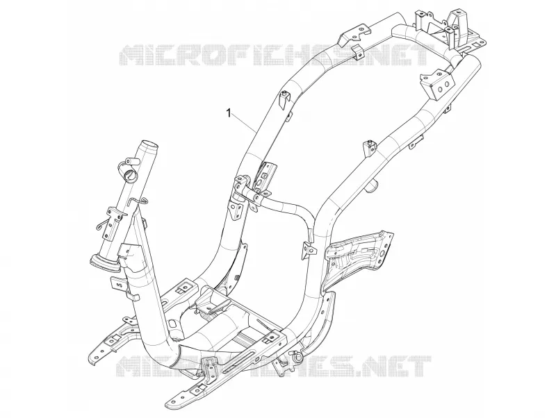 Châssis/coque PIAGGIO PIAGGIO-SCOOTER 50 LIBERTY 2017  Liberty iGet 4T 3V 25km/h E4 no abs