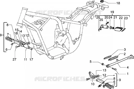 Carenages GILERA GILERA-SCOOTER 50 EAGLET 1999  Eaglet