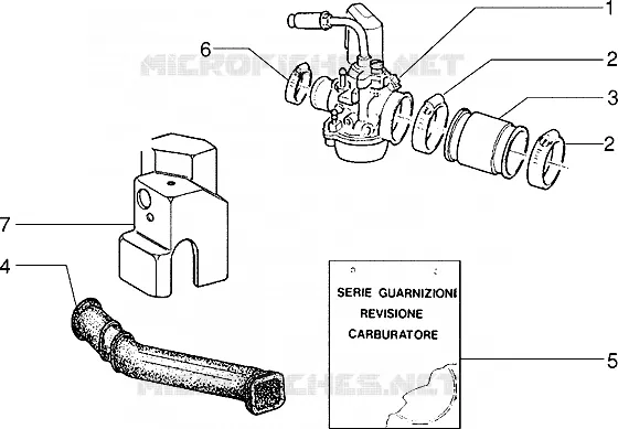 Carburateur GILERA GILERA-SCOOTER 50 EASY 1999  Easy Moving