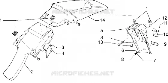 Gardeboue AR. GILERA GILERA-SCOOTER 50 H@k 1999  H@k