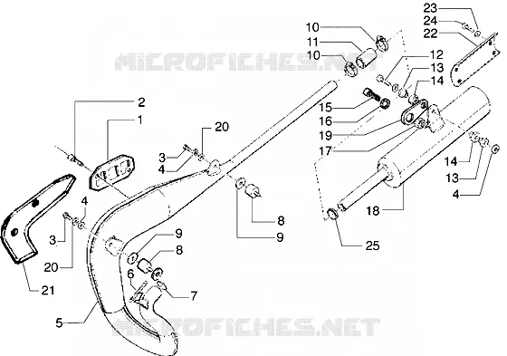 Silencieux GILERA GILERA-SCOOTER 50 H@k 2001  H@k