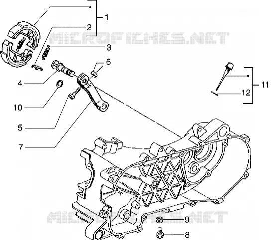 Brake lever GILERA GILERA-SCOOTER 50 RUNNER 1998  Runner