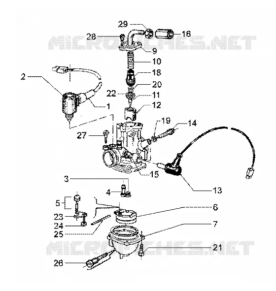 Carburettor mikuni GILERA GILERA-SCOOTER 125 RUNNER 2000  Runner 125 FX 2T