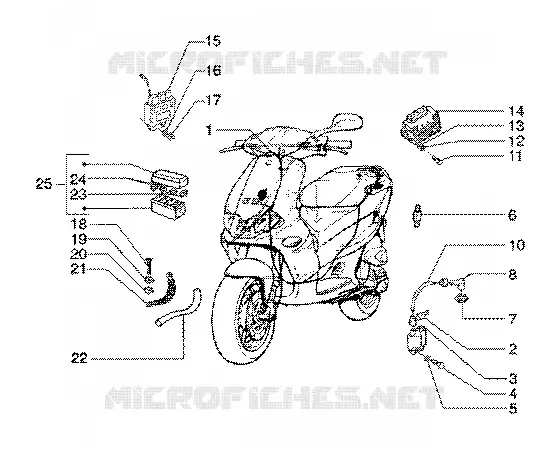 Electrical devices GILERA GILERA-SCOOTER 125 RUNNER 2002  Runner 125 FX 2T