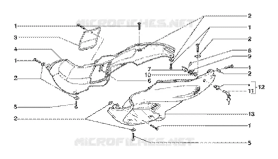Fairings GILERA GILERA-SCOOTER 125 RUNNER 1998  Runner 125 FX 2T