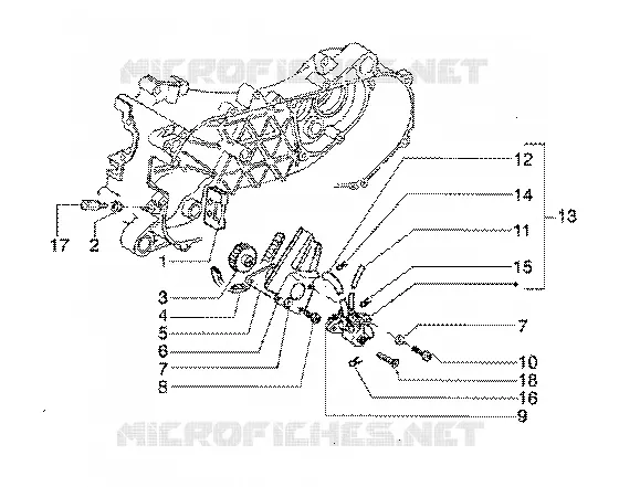 Oil pump GILERA GILERA-SCOOTER 125 RUNNER 1999  Runner 125 FX 2T